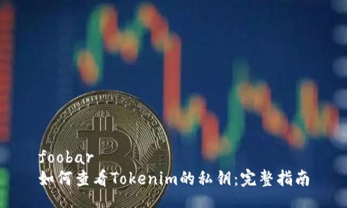 foobar
如何查看Tokenim的私钥:完整指南