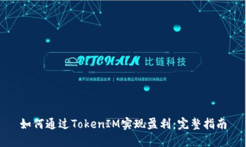 如何通过TokenIM实现盈利：完整指南